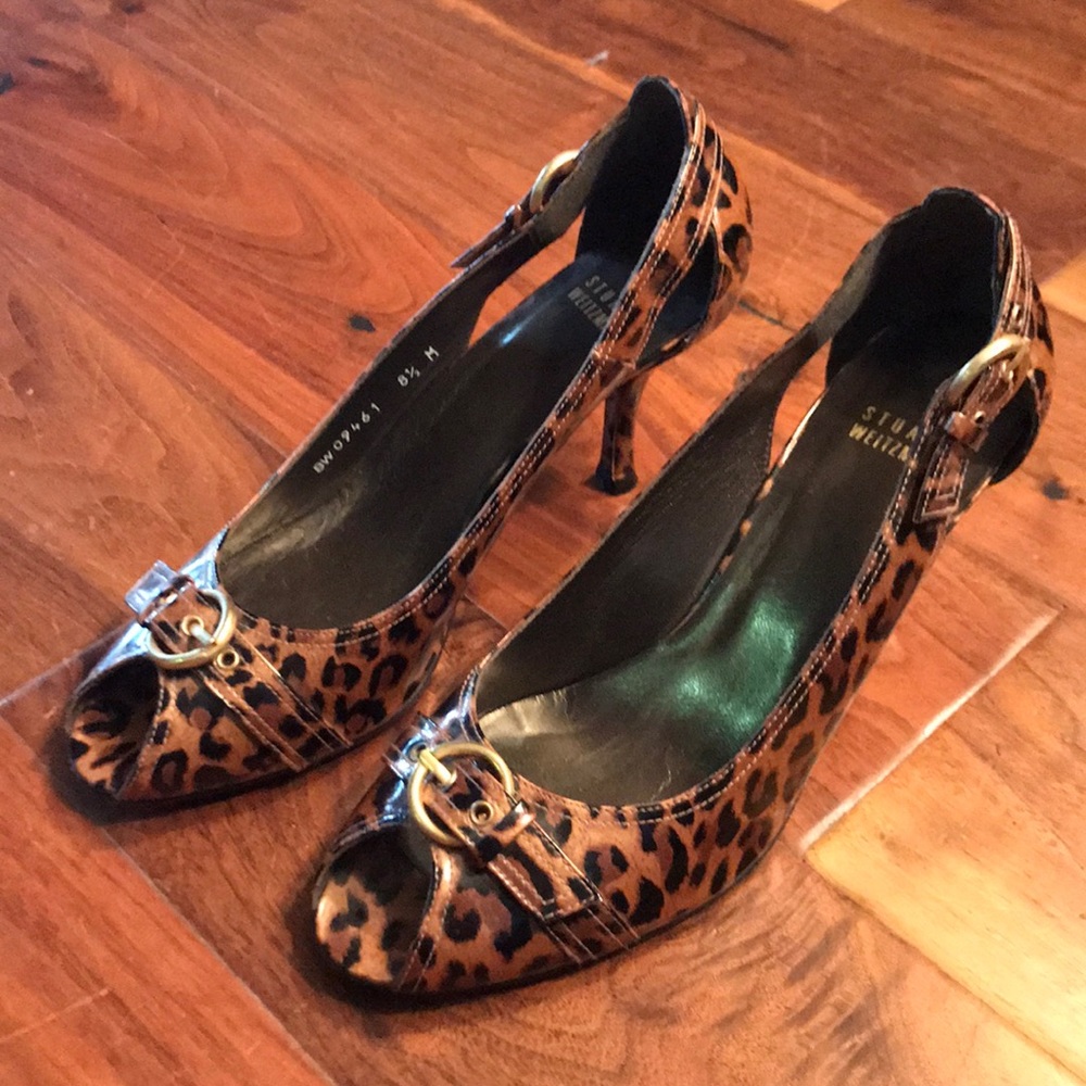Stuart Weitzman Cheetah Print Pumps